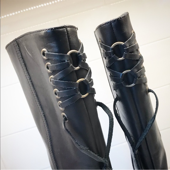 COACH “Coty” Full Smooth Leather Boots - Picture 5 of 8